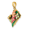 14K 3-D Multi-color Enameled Sushi Plate Charm