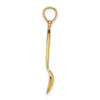 14K 3-D Black Enameled Table Spoon Charm