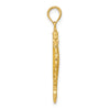 Gold Polished Seahorse Pendants
