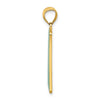 14K Green Enamel MILE 0/ KEY WEST Charm