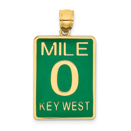 Gold Polished Key West Pendants
