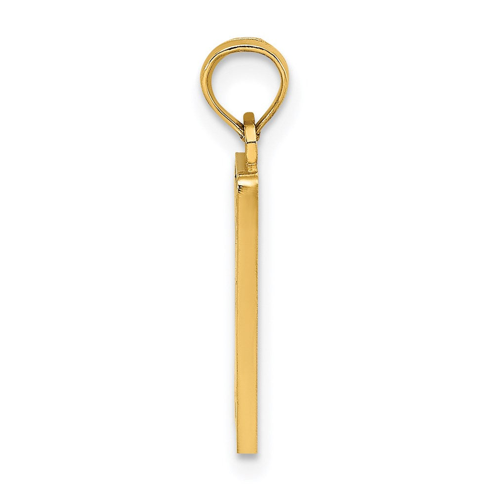 14K Green Enamel MILE 0 / KEY WEST Charm