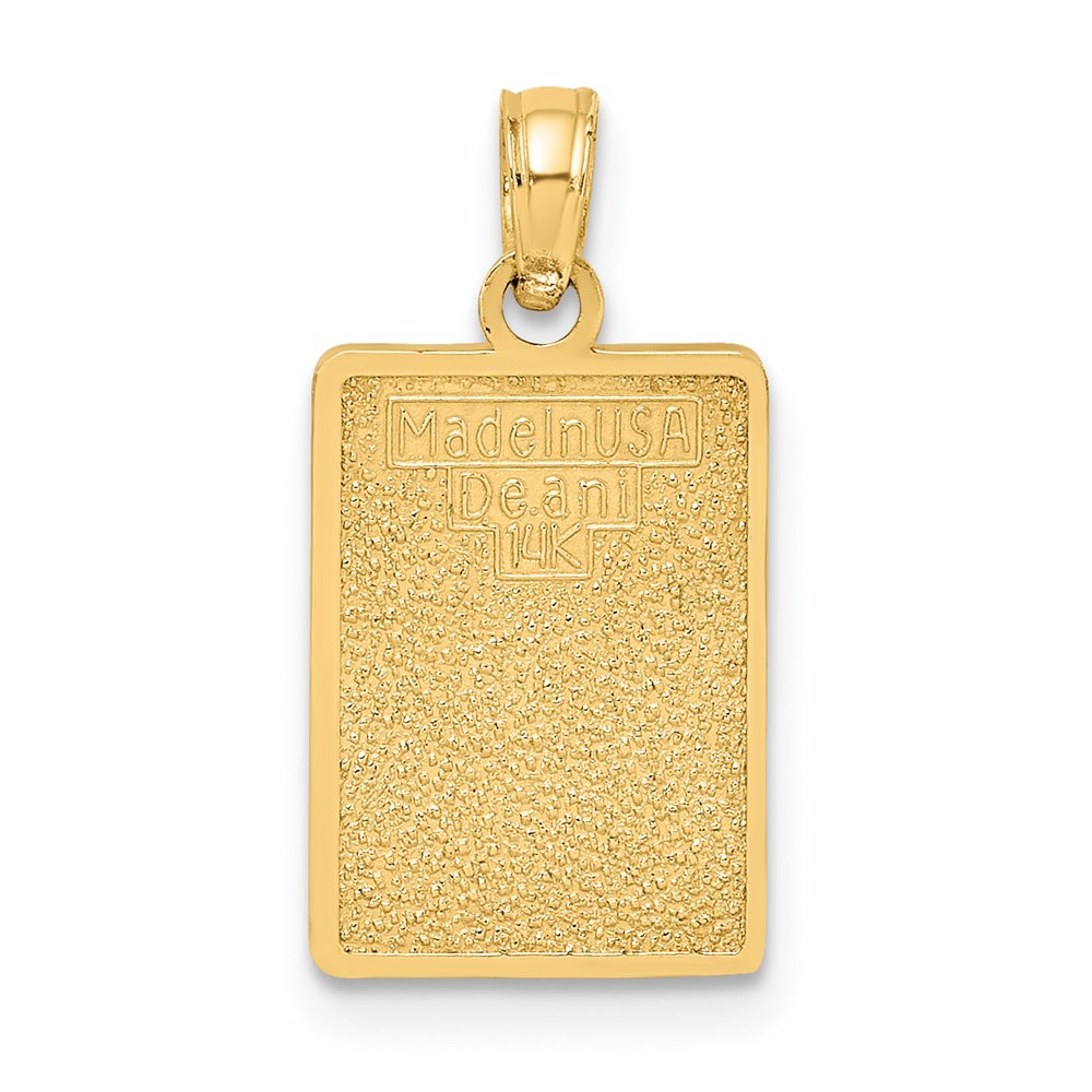14K Green Enamel MILE 0 / KEY WEST Charm