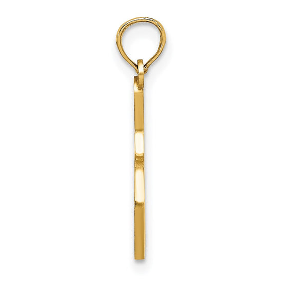Gold Polished Bowling Pendants