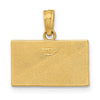 14K Dive Flag with Red and White Enamel Charm