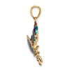 Gold Polished Crab Pendants