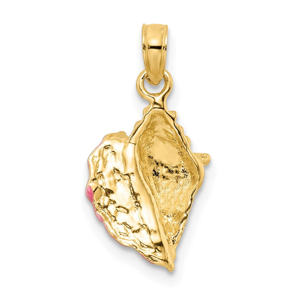 Gold Polished Sea Shell Pendants