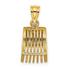 14K 3-D Cranberry Scoop Charm