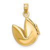 14K 3-D Opens Fortune Cookie Charm