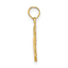14K Polished Rose Charm