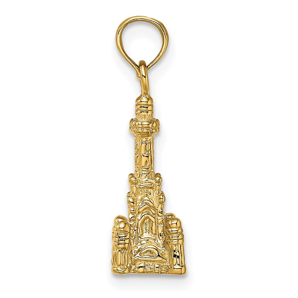 14K 3-D Chicago Water Tower Charm