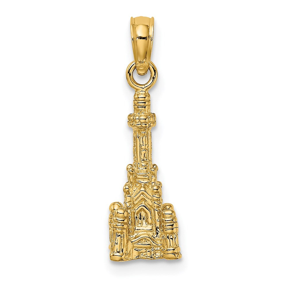 14K 3-D Chicago Water Tower Charm