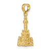 14K 3-D Chicago Water Tower Charm