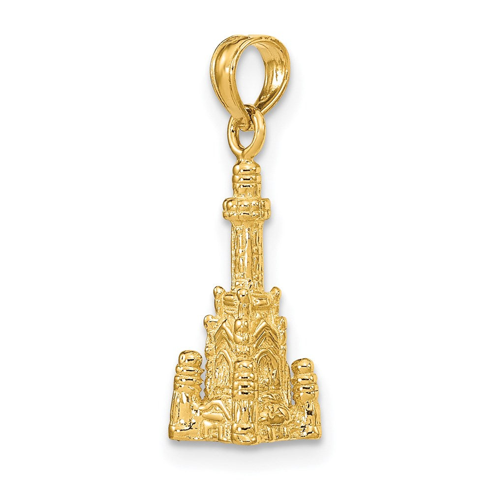 14K 3-D Chicago Water Tower Charm