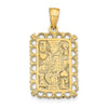 14K Jack of Hearts Playing Card Charm