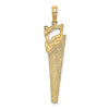 Gold Polished Tool Pendants