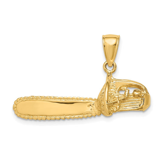 Gold Polished Tool Pendants