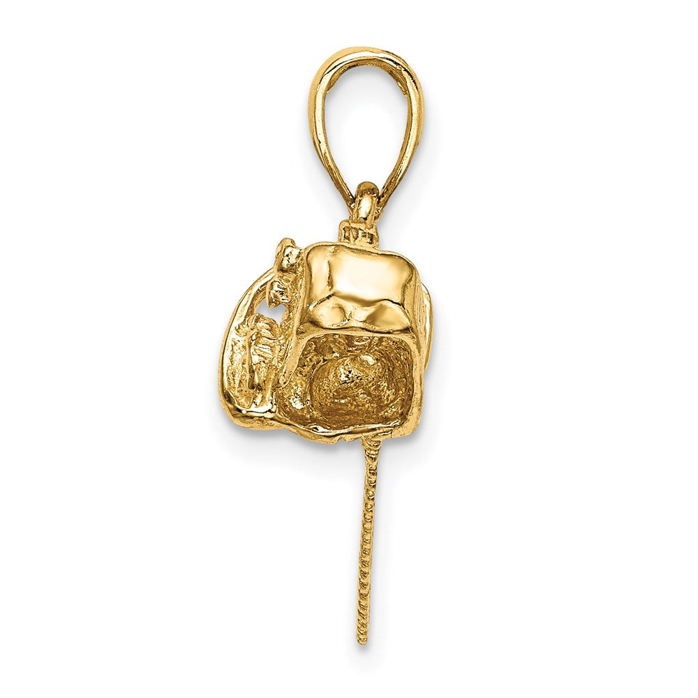 Gold Polished Tool Pendants