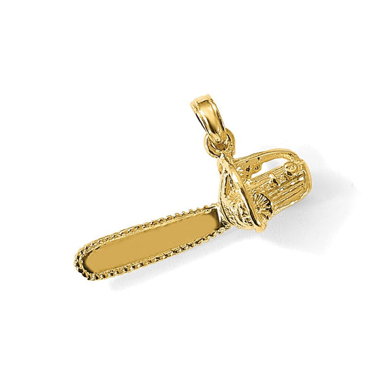 Gold Polished Tool Pendants