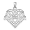 Gold Polished Claddagh Pendants