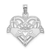 Gold Polished Claddagh Pendants