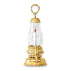 14K 3-D Glass Lantern with Enameled Candle Inside Charm