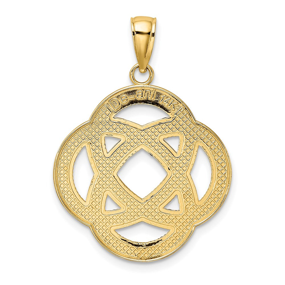 Gold Polished Celtic Knot Pendants