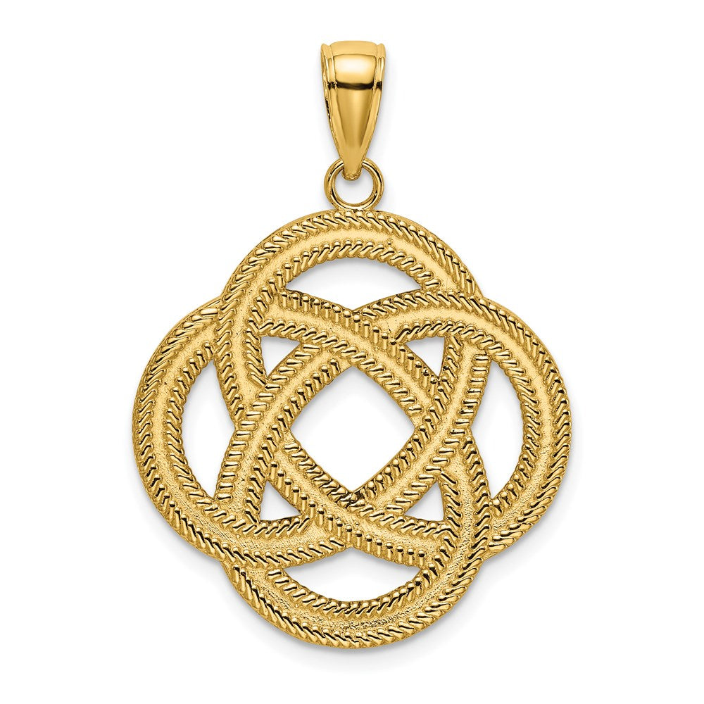 Gold Polished Celtic Knot Pendants
