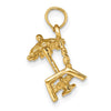 14K 3-D Beach Chair with Umbrella Charm