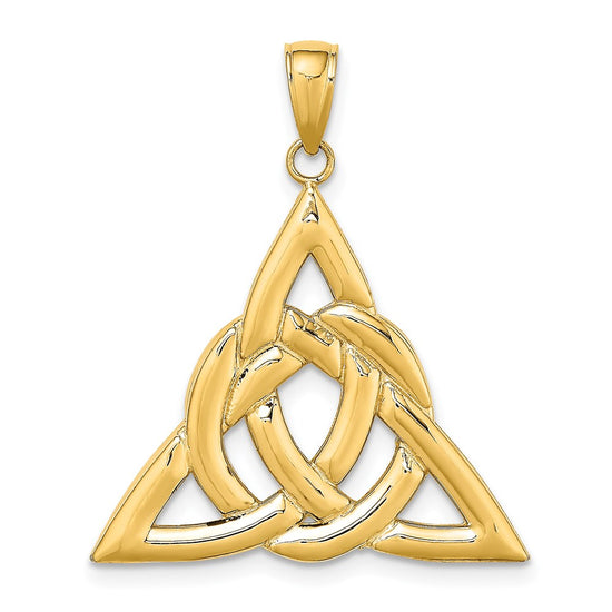 Gold Polished Celtic Knot Pendants