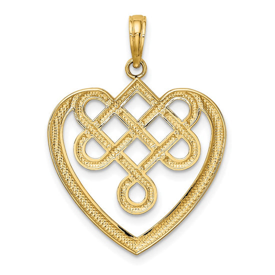 Gold Polished Celtic Knot Pendants