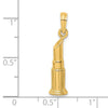 14K 2-D Polished Lipstick Tube Charm