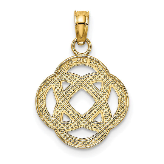 Gold Polished Celtic Knot Pendants