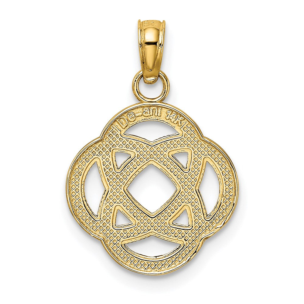 Gold Polished Celtic Knot Pendants