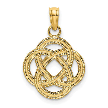 Gold Polished Celtic Knot Pendants