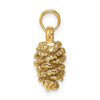 14K 3-D Pinecone Charm
