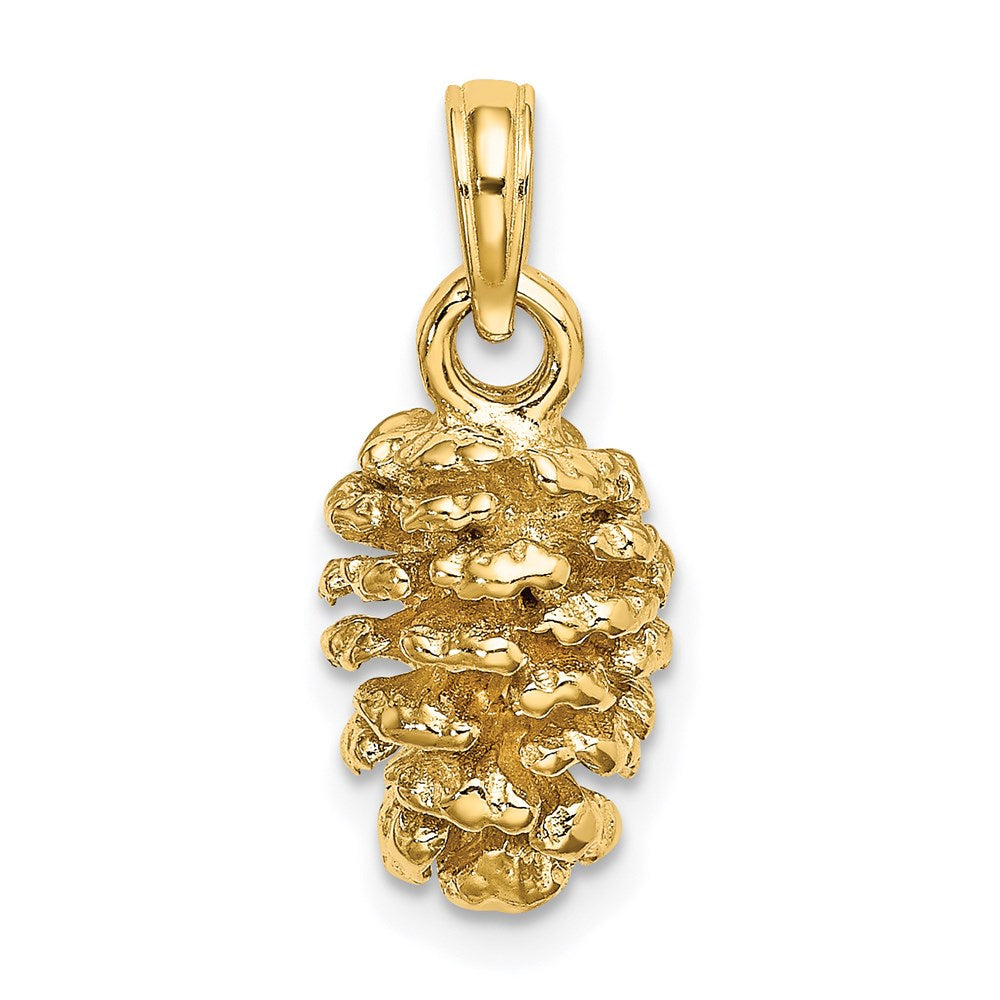 14K 3-D Pinecone Charm