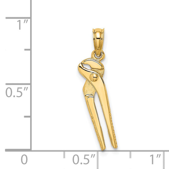 Gold Polished Tool Pendants