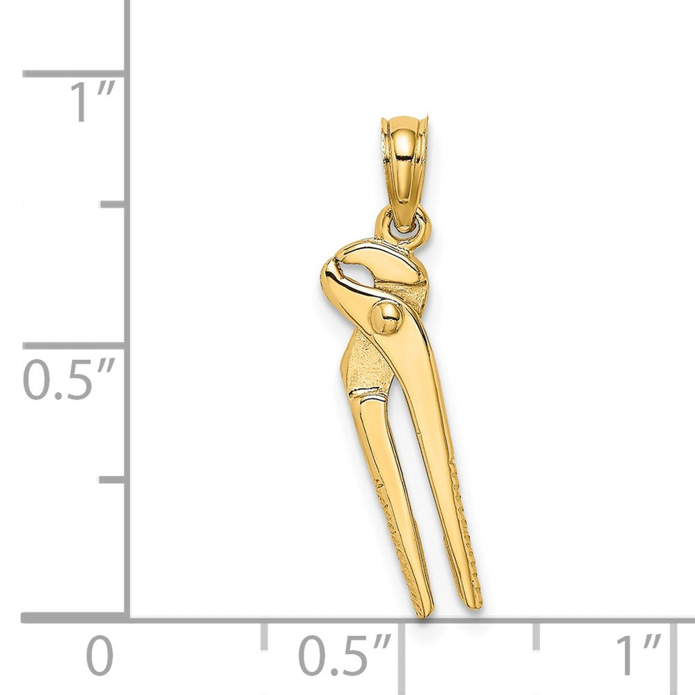 Gold Polished Tool Pendants