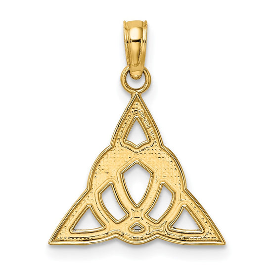 Gold Polished Celtic Knot Pendants