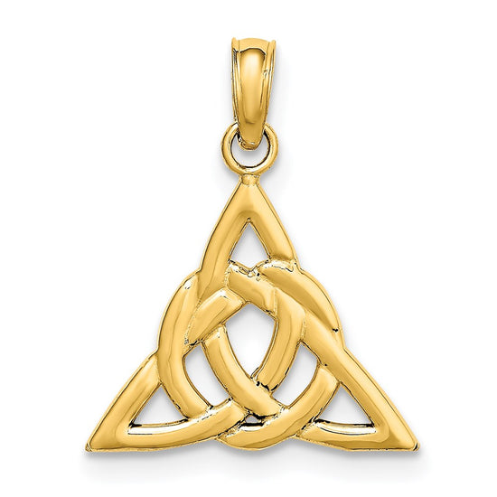 Gold Polished Celtic Knot Pendants