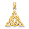Gold Polished Celtic Knot Pendants