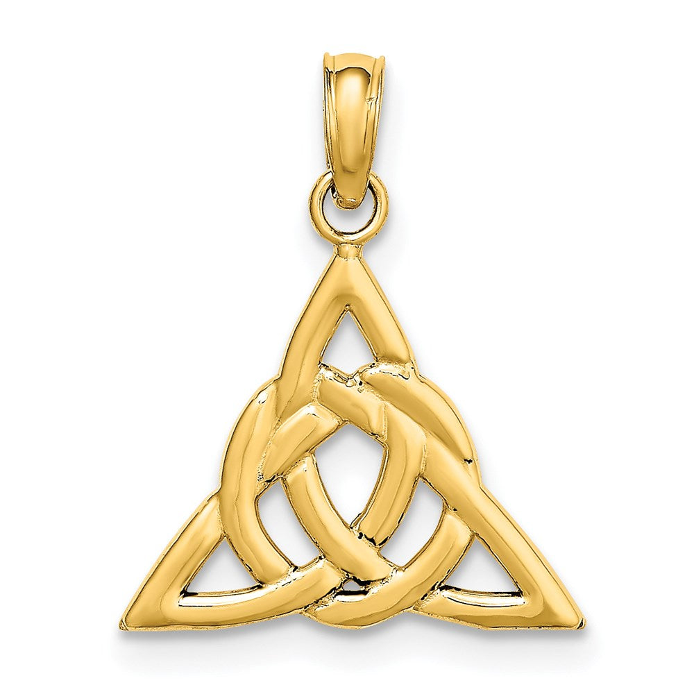 Gold Polished Celtic Knot Pendants