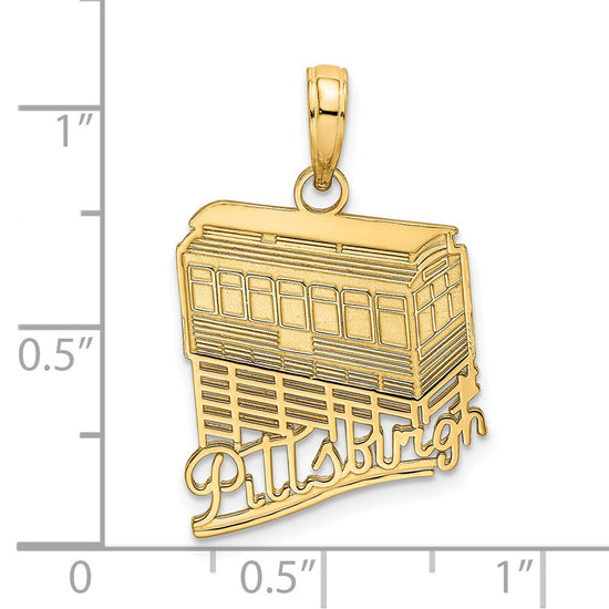 14K Pittsburgh Incline (Tram) Charm