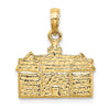 14K 3-D Capitol Building WILLIAMSBURG VA Charm