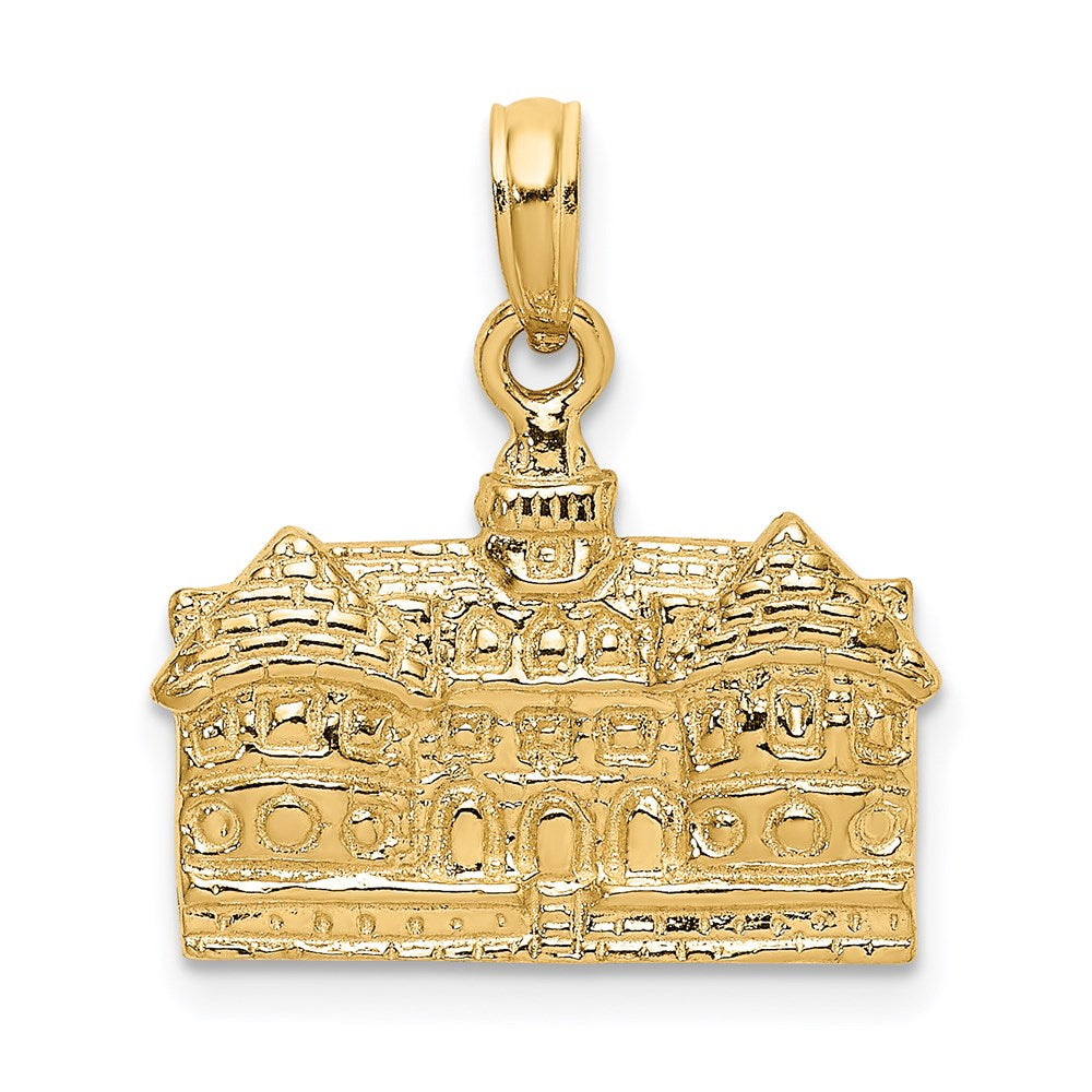 14K 3-D Capitol Building WILLIAMSBURG VA Charm