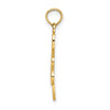 14K Filigree 3-Leaf Clover Charm