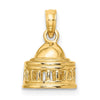 14K 3-D Jefferson Memorial Building Washington Charm
