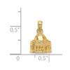 14K 3-D Jefferson Memorial Building Washington Charm