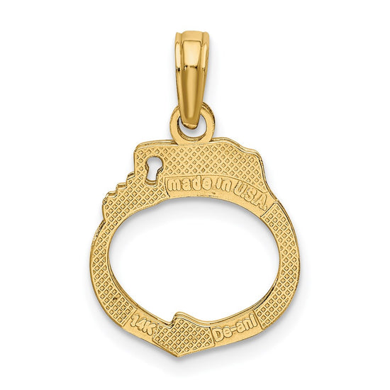 Gold Polished First Responder Pendants